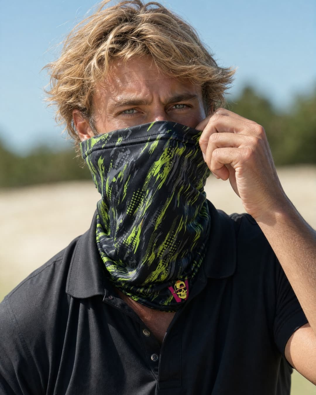 Skull Volt Neck Gaiter